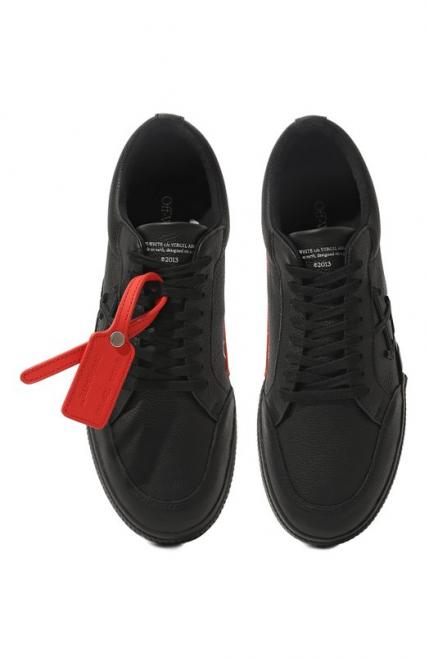 Кожаные кеды Low Vulcanized Off-white