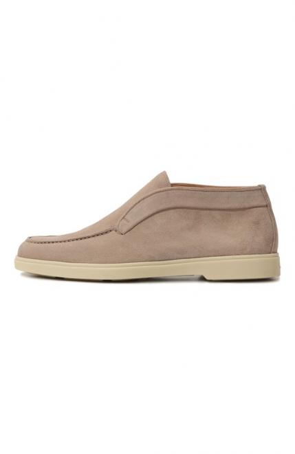 Замшевые ботинки Santoni