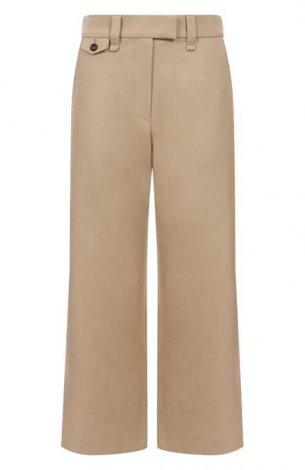 Брюки из хлопка и льна Brunello Cucinelli