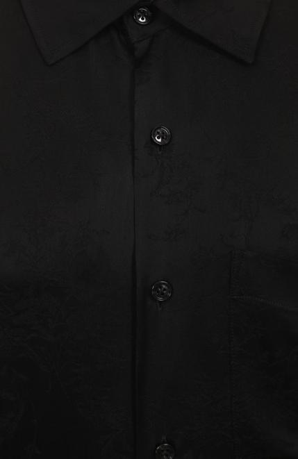 Рубашка из вискозы и шелка Ann Demeulemeester