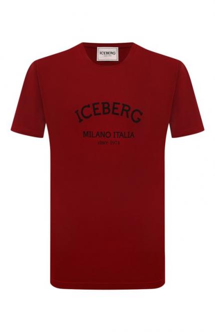 Хлопковая футболка Iceberg