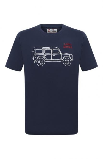 Хлопковая футболка MC2 Saint Barth
