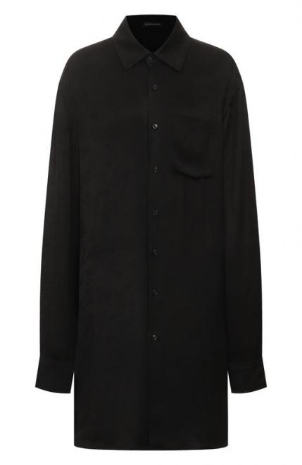 Рубашка из вискозы и шелка Ann Demeulemeester