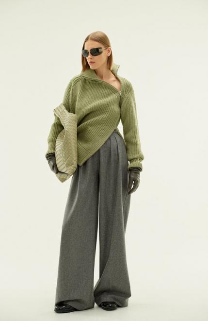 Кожаные лоферы Astaire Bottega Veneta