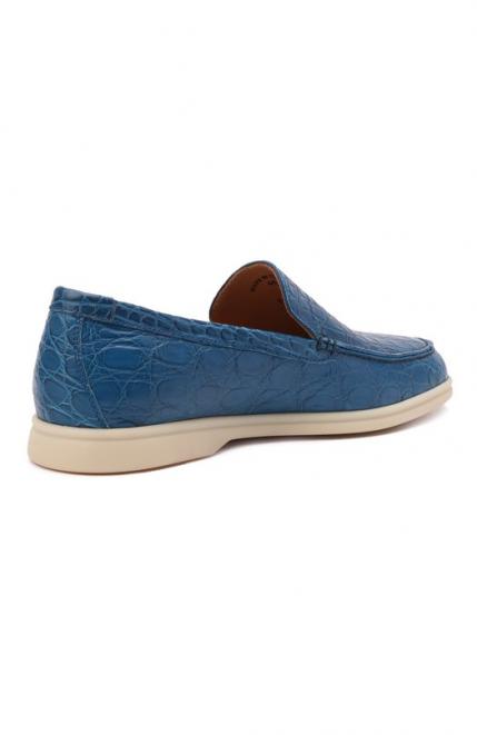 Лоферы из кожи каймана Summer Walk Loro Piana