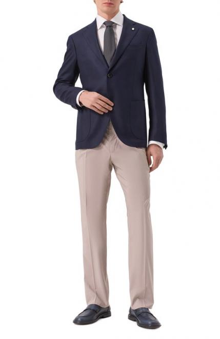 Брюки из хлопка и шелка Corneliani