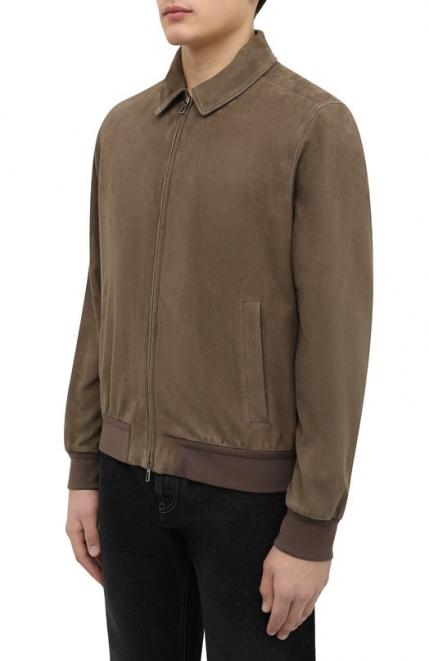 Замшевый бомбер Loro Piana