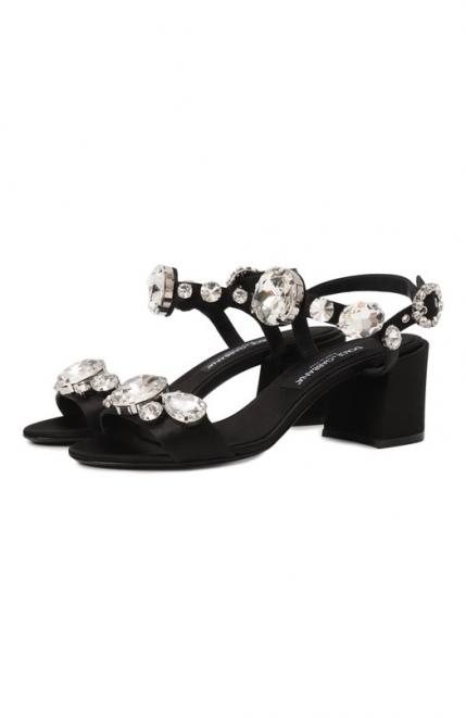 Текстильные босоножки Keira 60 Dolce&Gabbana