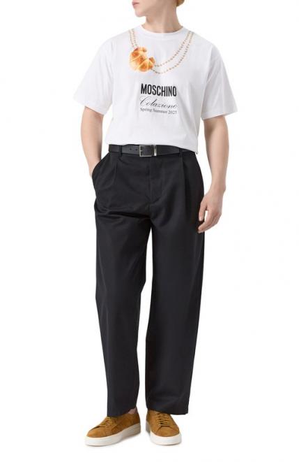 Хлопковая футболка Moschino