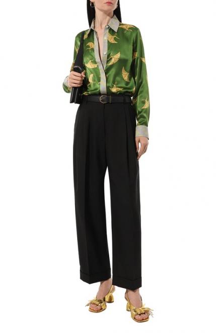 Блузка из шелка и вискозы Dries Van Noten