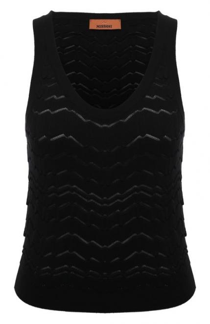 Топ из вискозы и шерсти Missoni