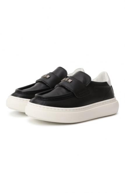 Кожаные слипоны MSGM Kids