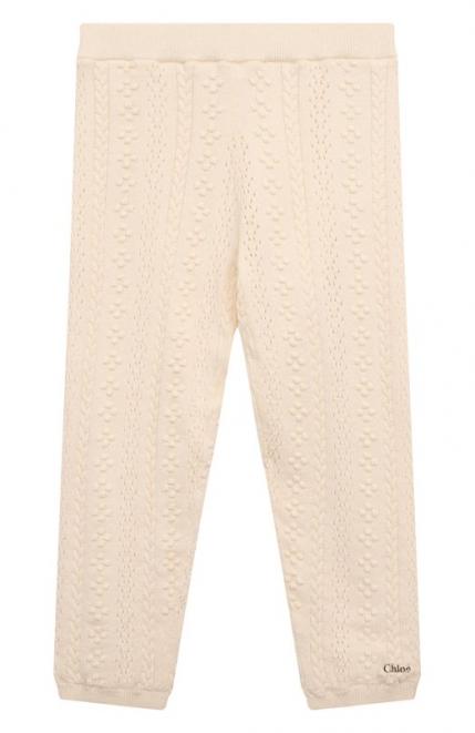 Джоггеры из хлопка и шерсти Chloe