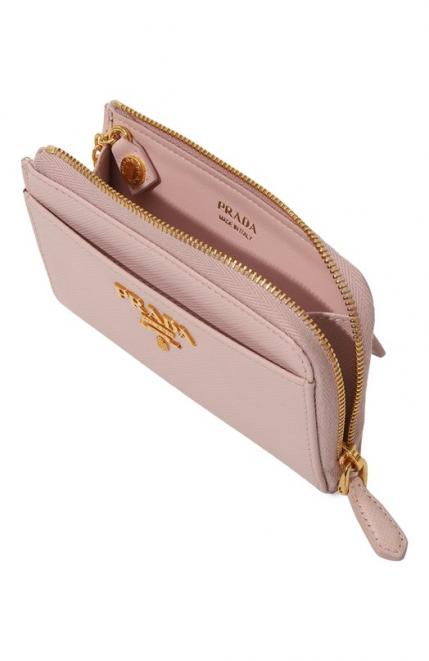 Кожаная ключница Prada