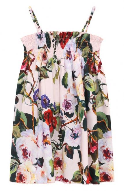 Хлопковый сарафан Dolce&Gabbana