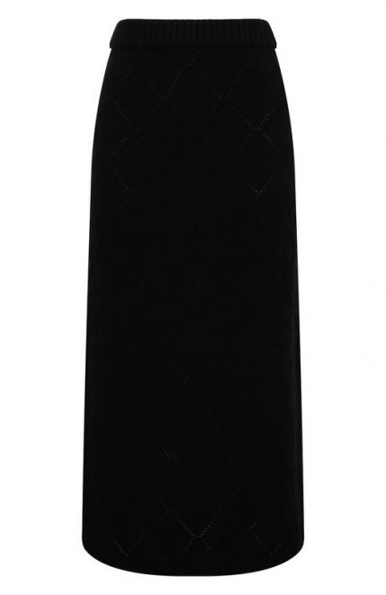 Юбка из шерсти и кашемира Elie Saab