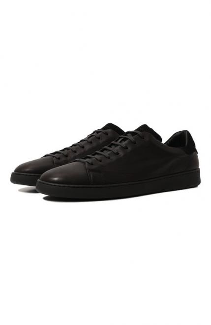 Кожаные кеды KITON