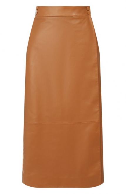 Кожаная юбка Loro Piana