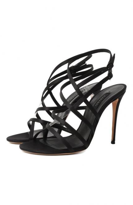 Текстильные босоножки Julia Cage 100 Casadei