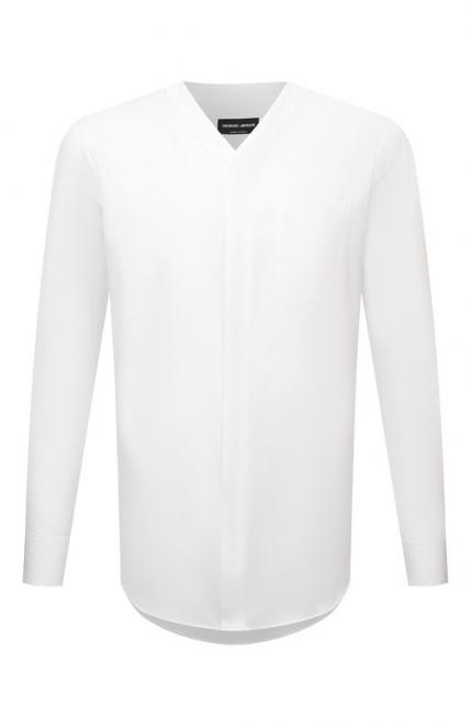 Хлопковая рубашка Giorgio Armani