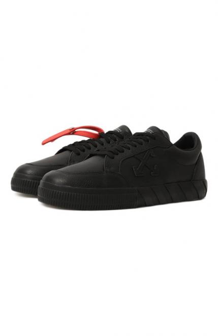 Кожаные кеды Low Vulcanized Off-white