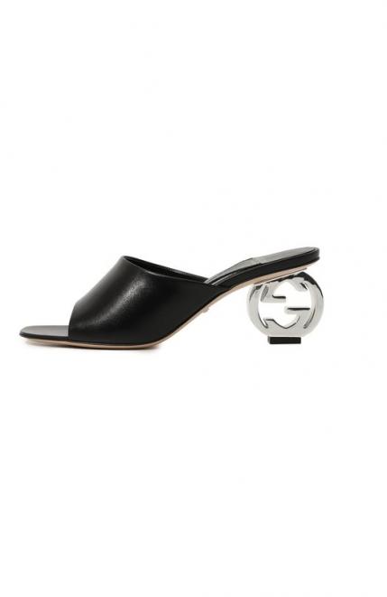 Кожаные мюли Interlocking G Gucci