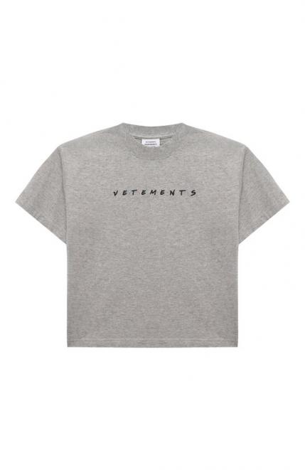 Хлопковая футболка Vetements