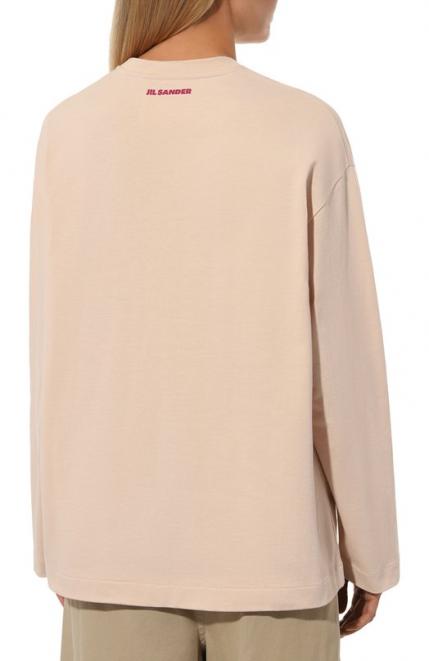 Хлопковый лонгслив Jil Sander