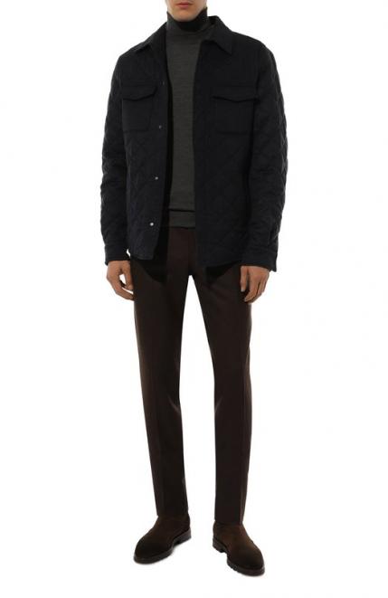 Замшевые челси Detroit Santoni