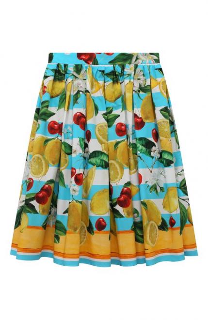 Хлопковая юбка Dolce&Gabbana