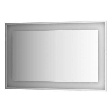 Зеркало  в багетной раме со встроенным LED-светильником 29,5 W 120x75 см Evoform