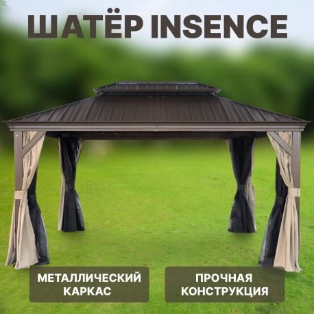 Шатер  3х4.25м с оцинкованной металл.крышей Insense