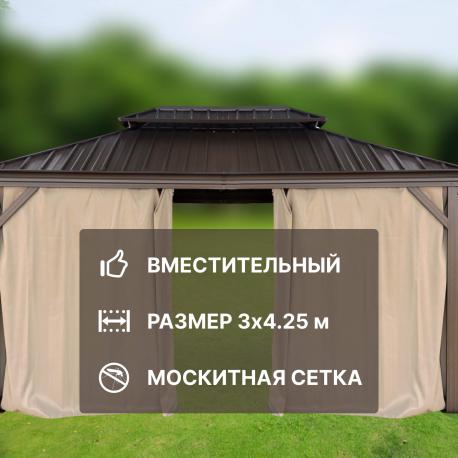 Шатер  3х4.25м с оцинкованной металл.крышей Insense