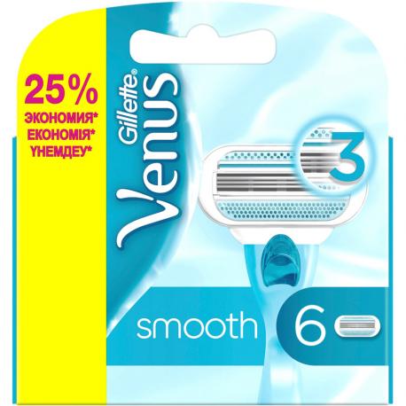 Сменные кассеты  Venus Smooth 6 шт GILLETTE