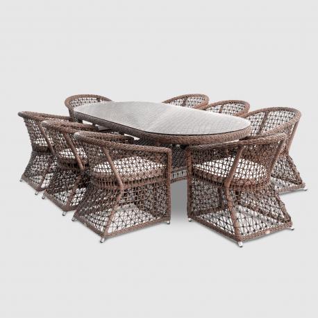 Комплект мебели NS RATTAN/MAVI  117-8tch 9 предметов NS RATTAN_MAVI