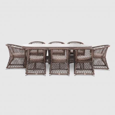 Комплект мебели NS RATTAN/MAVI  117-8tch 9 предметов NS RATTAN_MAVI