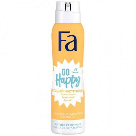 Дезодорант-антиперспирант  Go happy 150 мл Fa