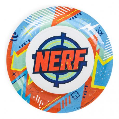 Тарелки бумажные  18 см 6 шт Nerf