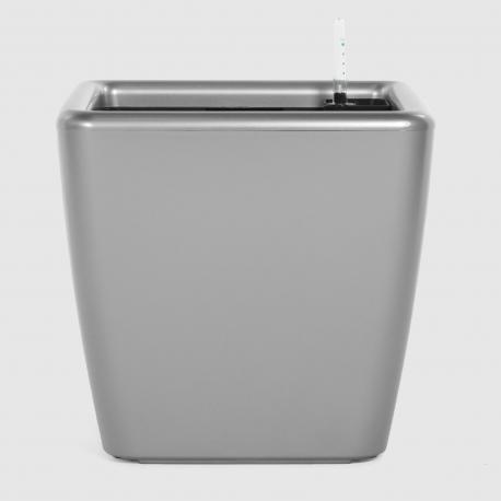 Кашпо с автополивом Greensun d28см RA2825 серебро Green Sun