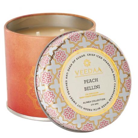 Свеча в жестяной банке  Peach Bellini (8906136680043) Veedaa