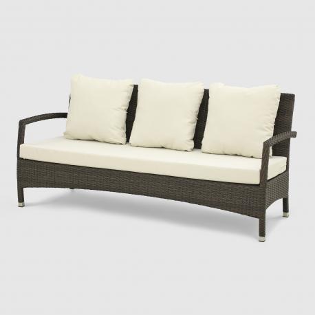 Комплект мебели Ns Rattan Shafran чёрный с белым 5 предметов NS RATTAN_MAVI