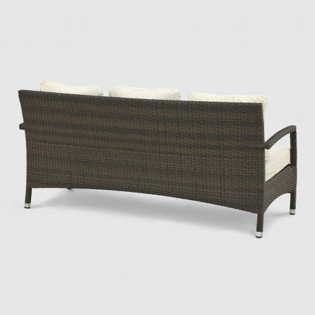 Комплект мебели Ns Rattan Shafran чёрный с белым 5 предметов NS RATTAN_MAVI