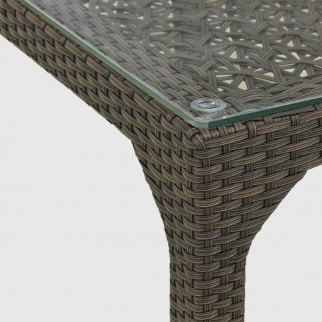 Комплект мебели Ns Rattan Shafran чёрный с белым 5 предметов NS RATTAN_MAVI