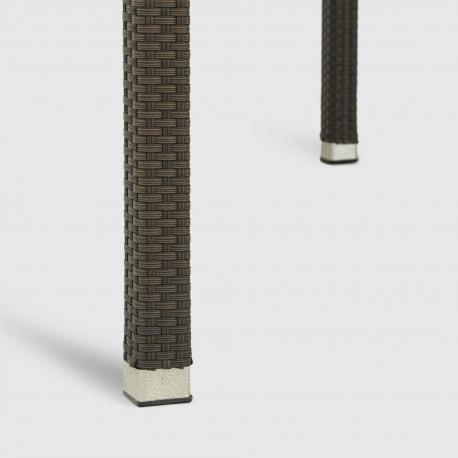Комплект мебели Ns Rattan Shafran чёрный с белым 5 предметов NS RATTAN_MAVI