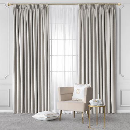 Комплект штор с подхватами  Пайнон экрю 260x275 см Togas