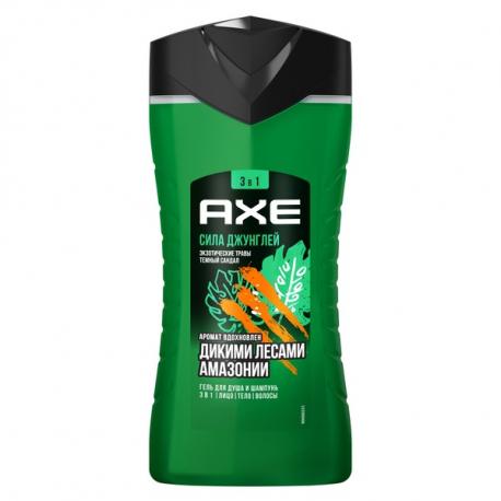 Гель для душа и шампунь  Сила джунглей 250 мл AXE