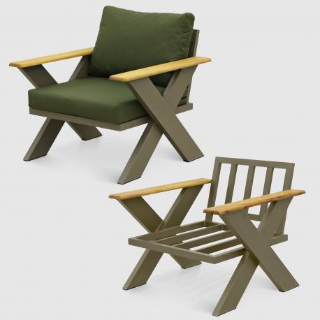 Комплект мебели  Toledo зеленый 4 предмета Emek garden