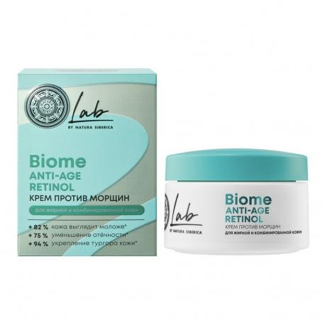 Крем против морщин  LAB Biome Anti-age для жирной кожи 50 мл Natura Siberica