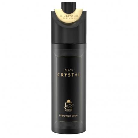 Дезодорант парфюмированный женский  Black crystal 200 мл Milestone