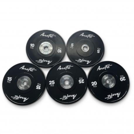 Бамперный диск для кроссфита 15 кг  AFBD15 черный Aerofit